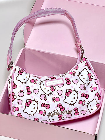 Sanrio Nylon Hobo Bag for Women Shoulder Crossbody Small