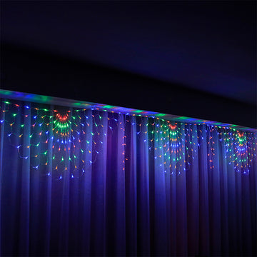 Peacock Net Light 110V Waterproof LED String Lights Party Christmas Garden Decoration