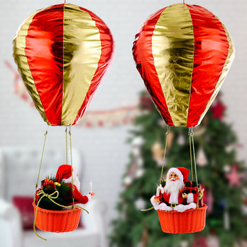 Christmas Decoration Santa's Hot Air Balloon