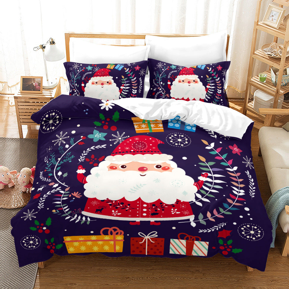 Christmas Quilt 3 Piece Bedding Set