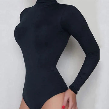 Long Sleeve  Elegant Slim Bodycon Bodysuit