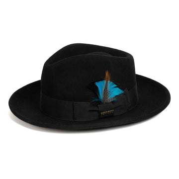 Dapper Gent's -  Wool Fedora Hat Perfect Travel Companion