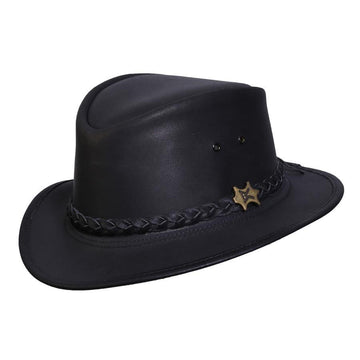 BC Hats Streetwise Leather Fedora