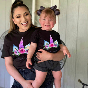 Mommy and Daughter Short Sleeve T-Shirt