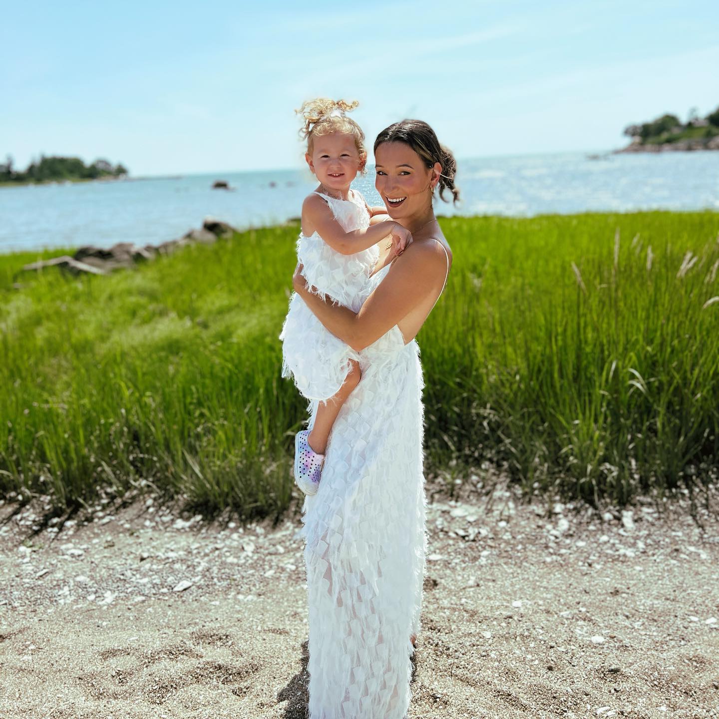 Mommy and Me Matching Backless Dress Tassel Sling Maxi Dresses