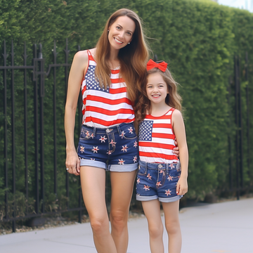 Mommy and Me 4th of july 2-Piece Set
