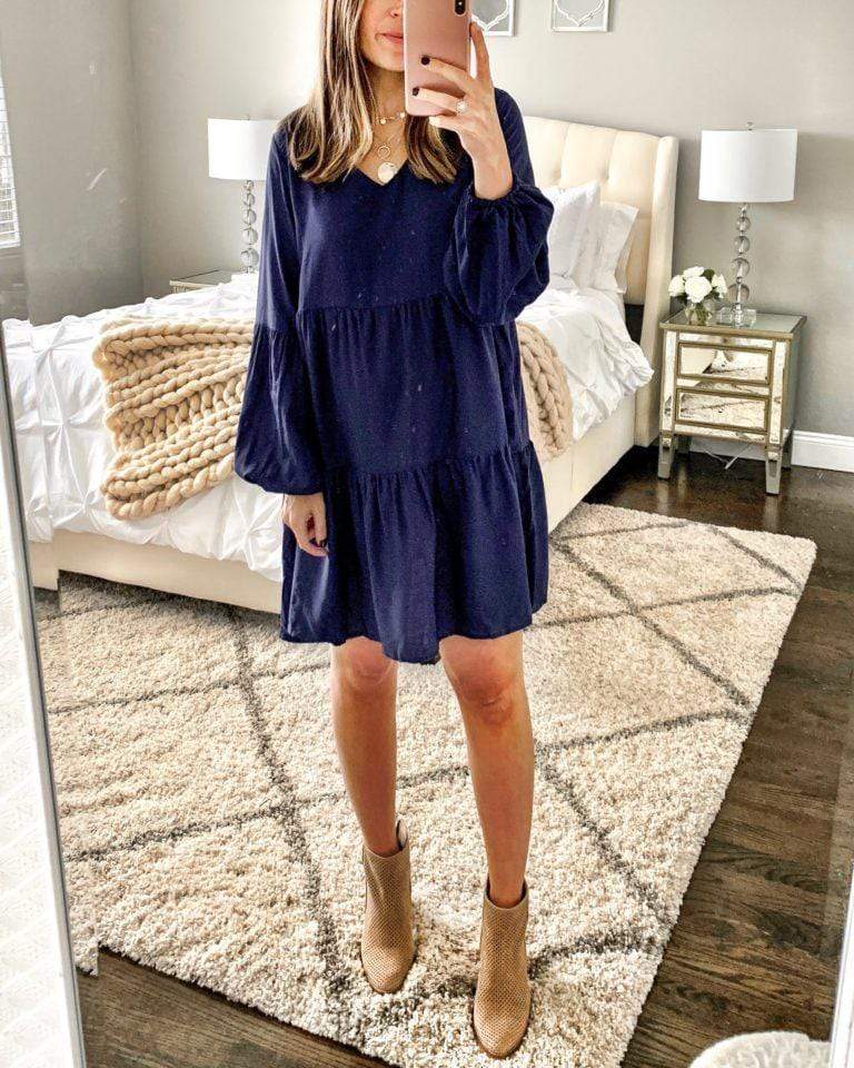 Maternity casual solid color dress